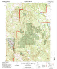 Lane Reservoir 1993 topographic map thumbnail