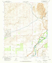 Lanes Bridge 1964 topographic map thumbnail