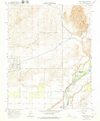 Lanes Bridge 1964 topographic map thumbnail