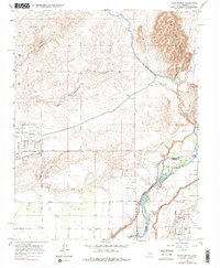 Lanes Bridge 1964 topographic map thumbnail