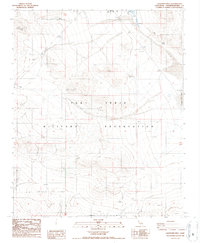 Langford Well 1986 topographic map thumbnail