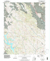 Las Trampas Ridge 1993 topographic map thumbnail