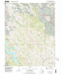 Las Trampas Ridge 1995 topographic map thumbnail