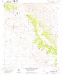 Las Yeguas Ranch 1959 topographic map thumbnail