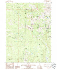 Lassen Peak 1985 topographic map thumbnail