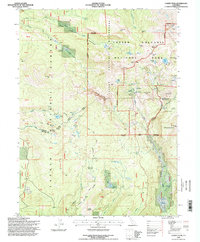 Lassen Peak 1995 topographic map thumbnail