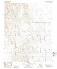 Last Chance Range SE 1987 topographic map thumbnail