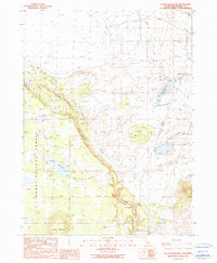 Lauer Reservoir 1990 topographic map thumbnail