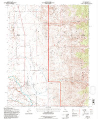 Laws 1994 topographic map thumbnail