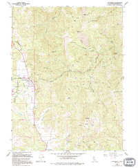 Laytonville 1967 topographic map thumbnail