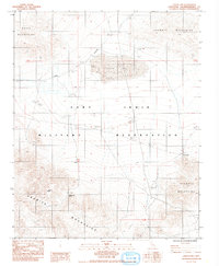 Leach Lake 1985 topographic map thumbnail