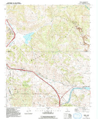 Lebec 1991 topographic map thumbnail