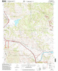 Lebec 1995 topographic map thumbnail
