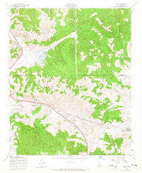 Lebec 1958 topographic map preview