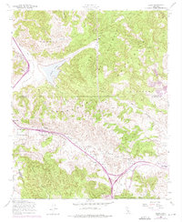 Lebec 1958 topographic map preview