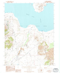 Lee Vining 1992 topographic map thumbnail