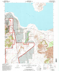Lee Vining 1994 topographic map thumbnail