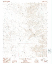 Lee Wash 1987 topographic map thumbnail