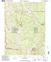 Leech Lake Mountain 1995 topographic map preview