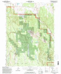 Letterbox Hill 1993 topographic map thumbnail