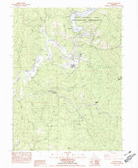 Lewiston 1982 topographic map thumbnail