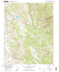 Lick Observatory 1955 topographic map thumbnail