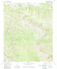 Liebre Mountain 1958 topographic map thumbnail