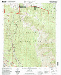 Liebre Mountain 1995 topographic map thumbnail