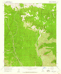 Liebre Mountain 1958 topographic map thumbnail