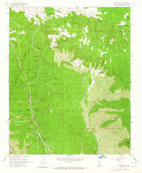 Liebre Mountain 1958 topographic map thumbnail