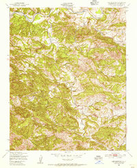 Lime Mountain 1948 topographic map thumbnail