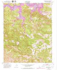 Lime Mountain 1948 topographic map thumbnail