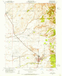 Lincoln 1953 topographic map thumbnail