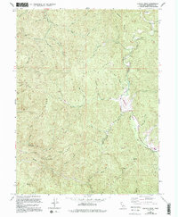 Lincoln Ridge 1966 topographic map thumbnail