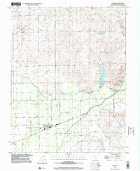 Linden 1997 topographic map thumbnail