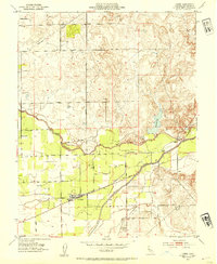 Linden 1953 topographic map thumbnail