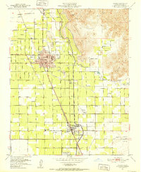 Lindsay 1951 topographic map thumbnail