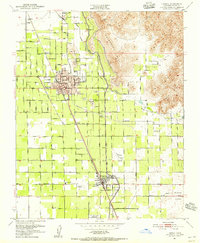Lindsay 1951 topographic map thumbnail