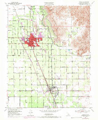Lindsay 1951 topographic map thumbnail