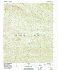 Lion Canyon 1991 topographic map thumbnail
