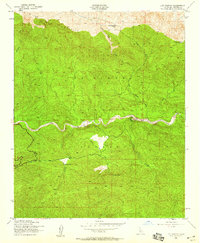 Lion Canyon 1943 topographic map thumbnail