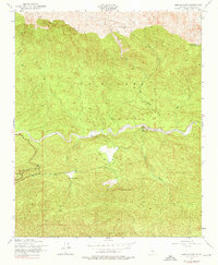 Lion Canyon 1943 topographic map thumbnail