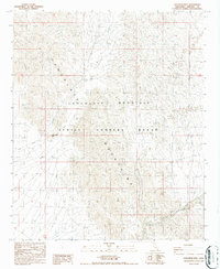 Lion Head Mountain 1986 topographic map thumbnail