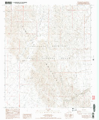 Lion Head Mountain 1986 topographic map thumbnail