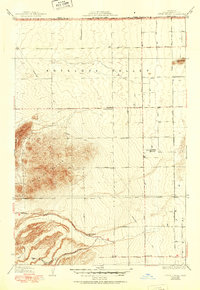 Little Buttes 1934 topographic map thumbnail