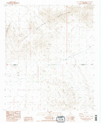 Little Chuckwalla Mountains 1988 topographic map thumbnail