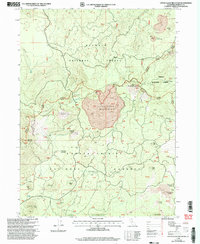 Little Glass Mountain 1998 topographic map thumbnail