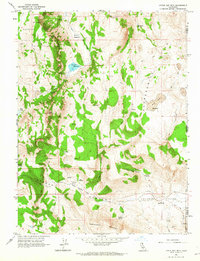 Little Hat Mtn 1962 topographic map thumbnail