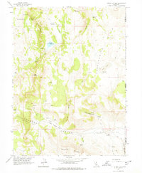 Little Hat Mtn 1962 topographic map thumbnail