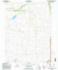Little Juniper Reservoir 1993 topographic map thumbnail
